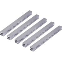 Sygonix SY-6801168 Kabelgoot (l x b x h) 2000 x 60 x 60 mm 5 stuk(s) Grijs