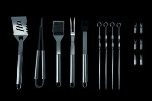 BBQ barbecue tool set 15-delig