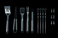 BBQ barbecue tool set 15-delig - thumbnail
