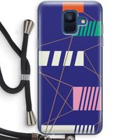 Gestalte 5: Samsung Galaxy A6 (2018) Transparant Hoesje met koord