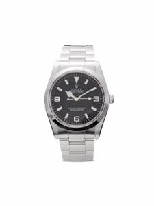 Rolex montre Rolex Explorer 36 mm pre-owned customisée - Noir