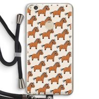 Pony: Huawei Ascend P8 Lite (2017) Transparant Hoesje met koord