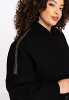 Yoek Jas met details | Zwart | Maat 38/40