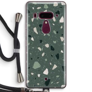 Terrazzo N°19: HTC U12+ Transparant Hoesje met koord