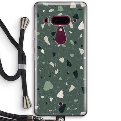 Terrazzo N°19: HTC U12+ Transparant Hoesje met koord