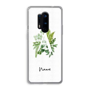 Green Brush: OnePlus 8 Pro Transparant Hoesje