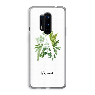 Green Brush: OnePlus 8 Pro Transparant Hoesje