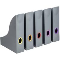 Durable VARICOLOR® 770657 Tijdschriftencassette DIN A4 Grijs, Meerdere kleuren 5 stuk(s)