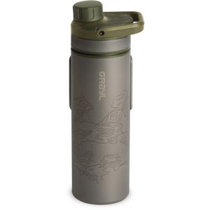 Grayl Grayl UltraPress Purifier Titanium Fles met Waterfilter - 500ml
