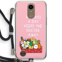Bento a day: LG K10 (2017) Transparant Hoesje met koord