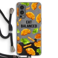 Eat Balanced: OnePlus Nord 2 5G Transparant Hoesje met koord