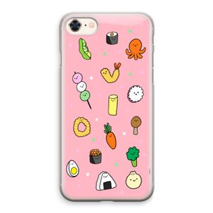 Happy bento friends: iPhone 8 Transparant Hoesje