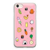 Happy bento friends: iPhone 8 Transparant Hoesje