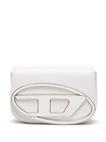 Diesel sac porté épaule 1DR en cuir - Blanc