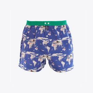 Boxershort Blauw Trein