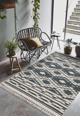 MOMO Rugs - Taza TA01 Green Swatch -