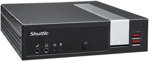 Shuttle XPÐ¡ slim DL20NV2 PC/workstation barebone 1,35L maat pc Zwart Intel SoC BGA 1090 N4505 2 GHz