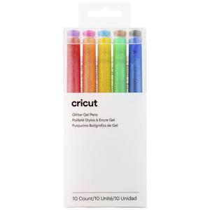 Cricut 2009962 gelpen Afgetopte gelpen Zwart, Blauw, Bruin, Groen, Lichtblauw, Oranje, Roze, Paars, Rood, Geel 10 stuk(s)