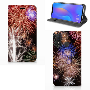 Huawei P Smart Plus Hippe Standcase Vuurwerk