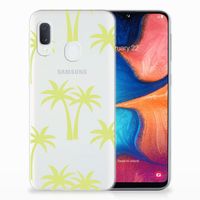 Samsung Galaxy A20e TPU Case Palmtrees - thumbnail