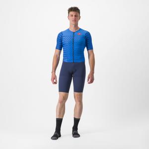 Castelli PR 2 speed trisuit korte mouwen blauw heren XXXL