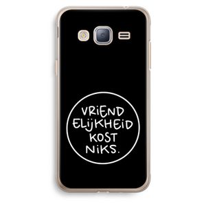 Vriendelijkheid: Samsung Galaxy J3 (2016) Transparant Hoesje