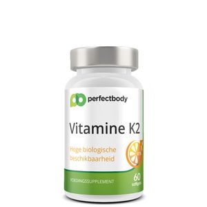 Perfectbody Vitamine K2 MK-7 Capsules - 60 Softgels