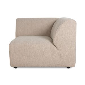 HKliving Jax bank Right End Boucle Taupe