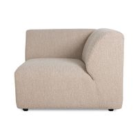 HKliving Jax bank Right End Boucle Taupe