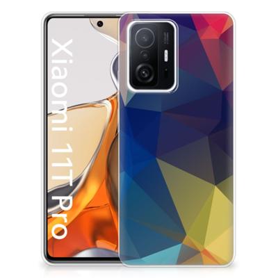 Xiaomi 11T | 11T Pro | TPU Hoesje | Polygon Dark