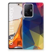 Xiaomi 11T | 11T Pro | TPU Hoesje | Polygon Dark Xiaomi 11T | 11T Pro | TPU Hoesje | Polygon Dark