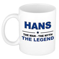 Hans The man, The myth the legend collega kado mokken/bekers 300 ml