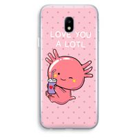 Love You A Lotl: Samsung Galaxy J3 (2017) Transparant Hoesje