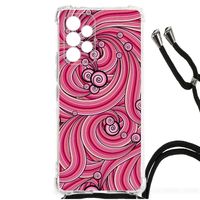 Samsung Galaxy A53 Back Cover Swirl Pink - thumbnail