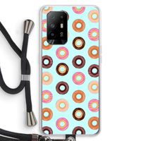 Donuts: Oppo A95 5G Transparant Hoesje met koord