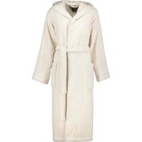 Cawö Cawo Dames Badjas met Capuchon 846 natur S