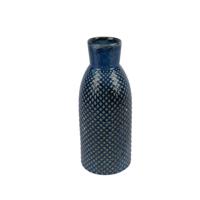 Vaas porselein H26.5cm blauw
