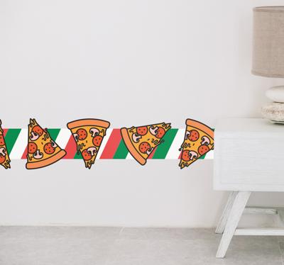 Muursticker sierrand pizza