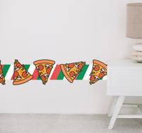 Muursticker sierrand pizza