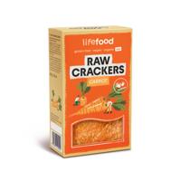 Life crackers wortel raw bio 80 Gram