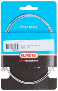 Elvedes Rem binnenkabel 900mm 1 ×19 draads verzinkt ø1,5mm met t-nippel ø7 × 6mm