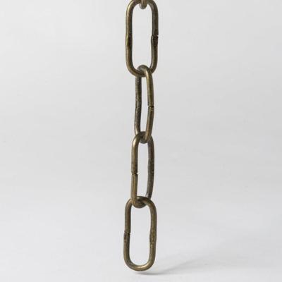 Donker messing ketting dik industrieël vintage bruin lamp ophangen per meter