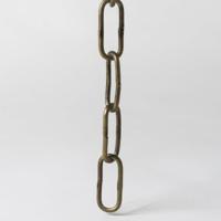 Donker messing ketting dik industrieël vintage bruin lamp ophangen per meter
