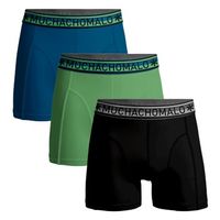 Muchachomalo 3 stuks Cotton Stretch Solid Color Boxer * Actie * - thumbnail