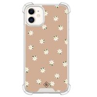 iPhone 11 siliconen shockproof hoesje - Sweet daisies