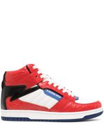 A BATHING APE® baskets en cuir Bape à lacets - Multicolore - thumbnail