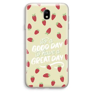 Don't forget to have a great day: Samsung Galaxy J7 (2017) Transparant Hoesje