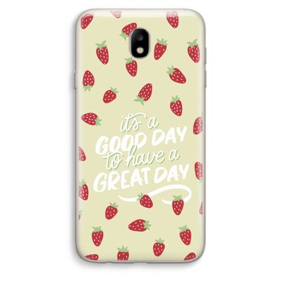 Don't forget to have a great day: Samsung Galaxy J7 (2017) Transparant Hoesje