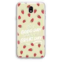 Don't forget to have a great day: Samsung Galaxy J7 (2017) Transparant Hoesje