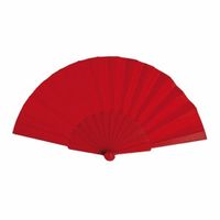 Spaanse Handwaaier rood 23 cm - thumbnail